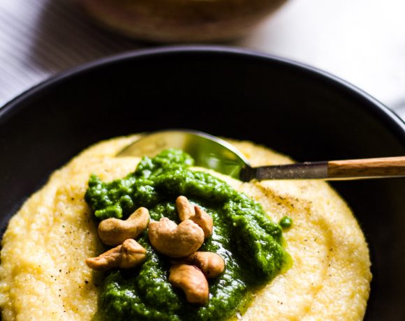 Polenta com Pesto de Salsa 4