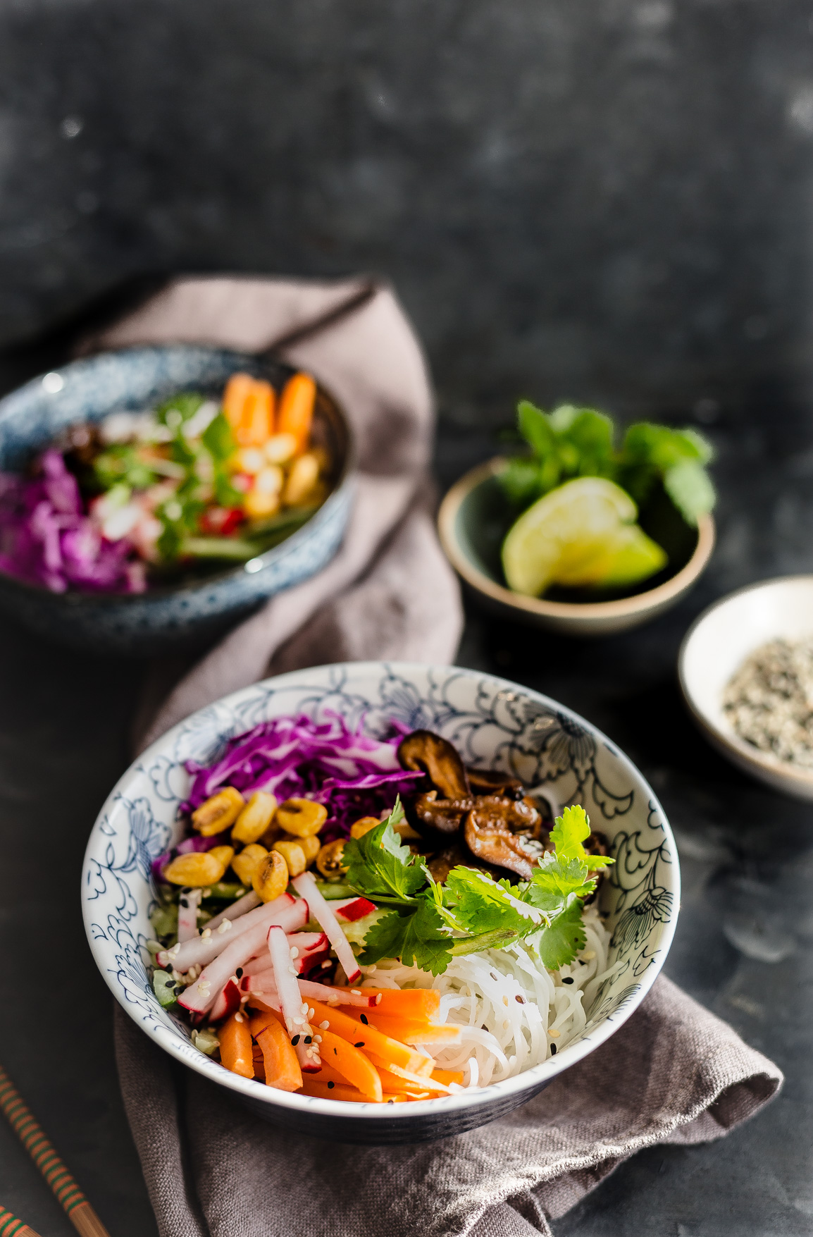 Salada de Bifum com hortaliças e molho asiático 4