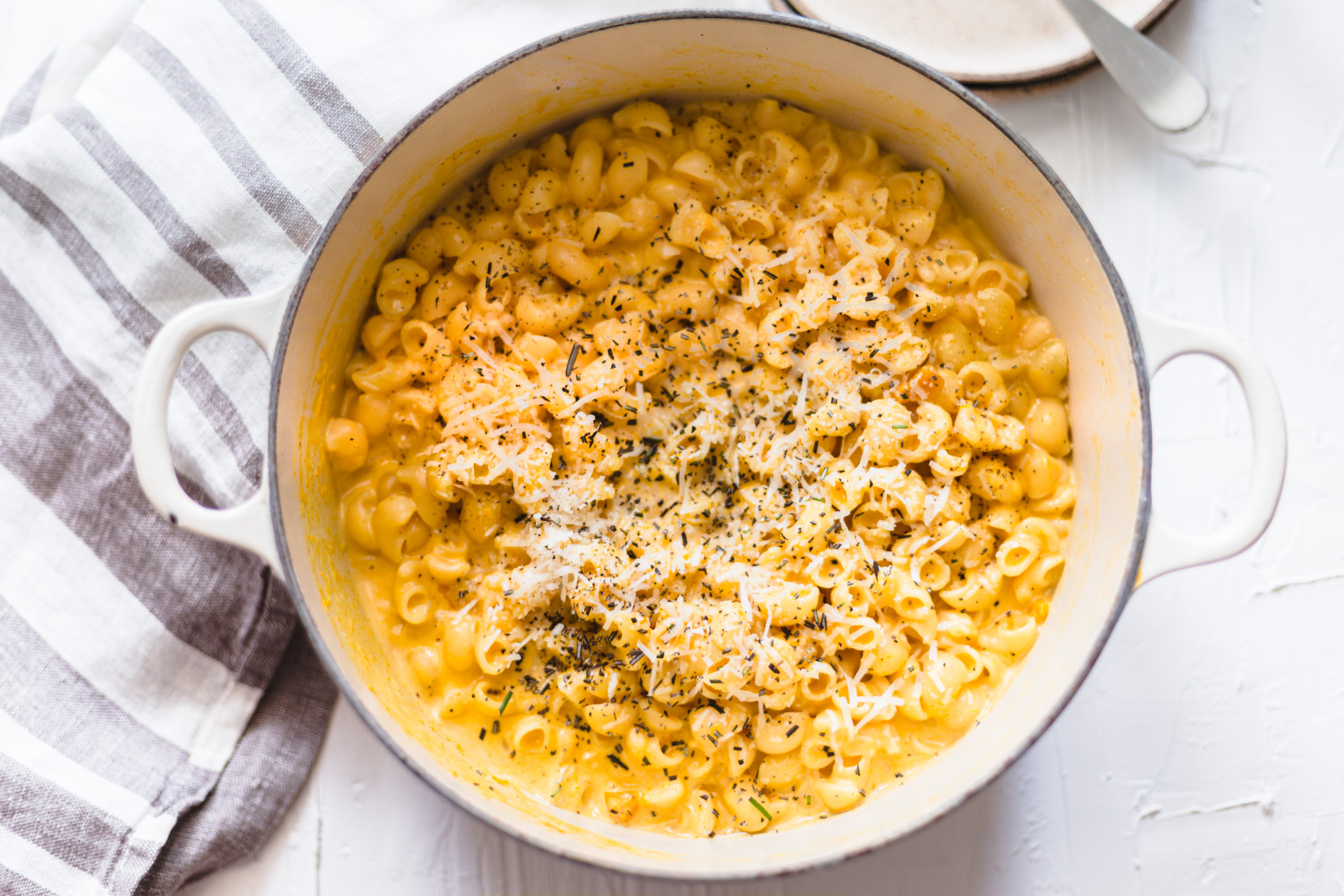 Macarrão cremoso com abóbora em uma panela só 1